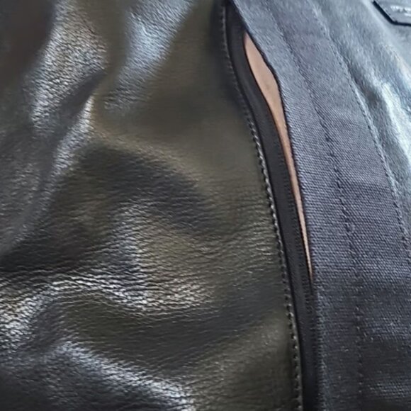 NWT Jack Spade Leather Tote Bag - Rare Designer Sample Prototype - Picture 11 of 13